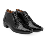 BAXXICO Mens Derby Faux Vegan Leather Formal Wear Shoes