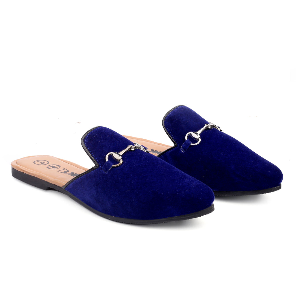 BAXXICO Mens Suede Material Latest Stylish Slip-on Mules