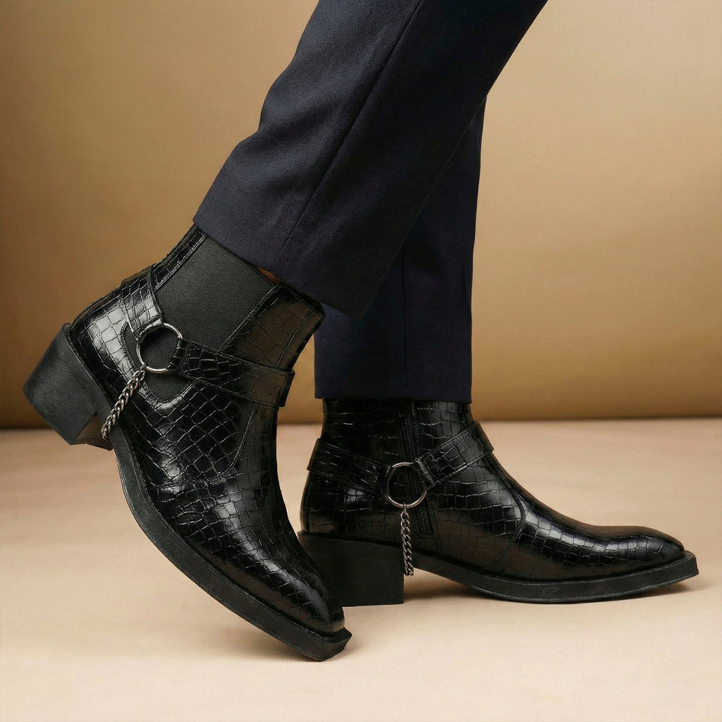 BAXXICO Mens HiddenLift Boots 5-6 CM Elevation
