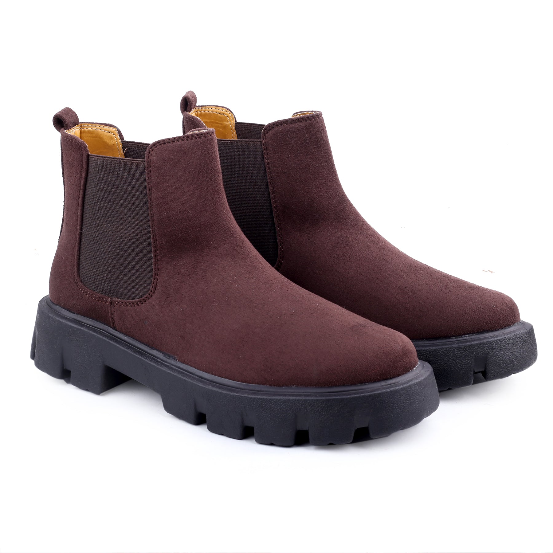 Baxxico Vegan Suede Ultra Comfortable Slip-on Boots for Men