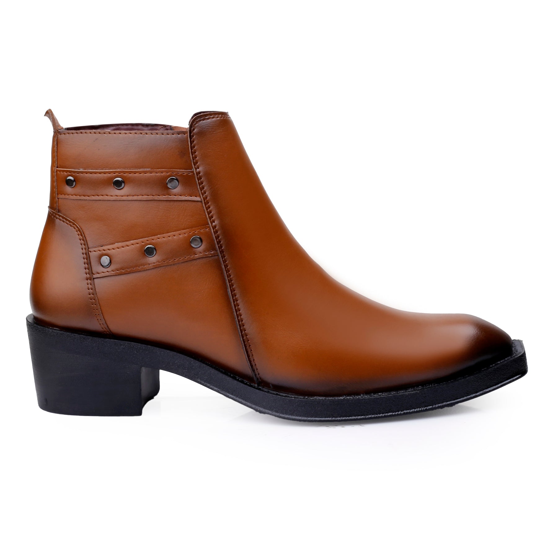 BAXXICO 2 Inch Height Lift Boots Stylish Elevator Footwear for Men