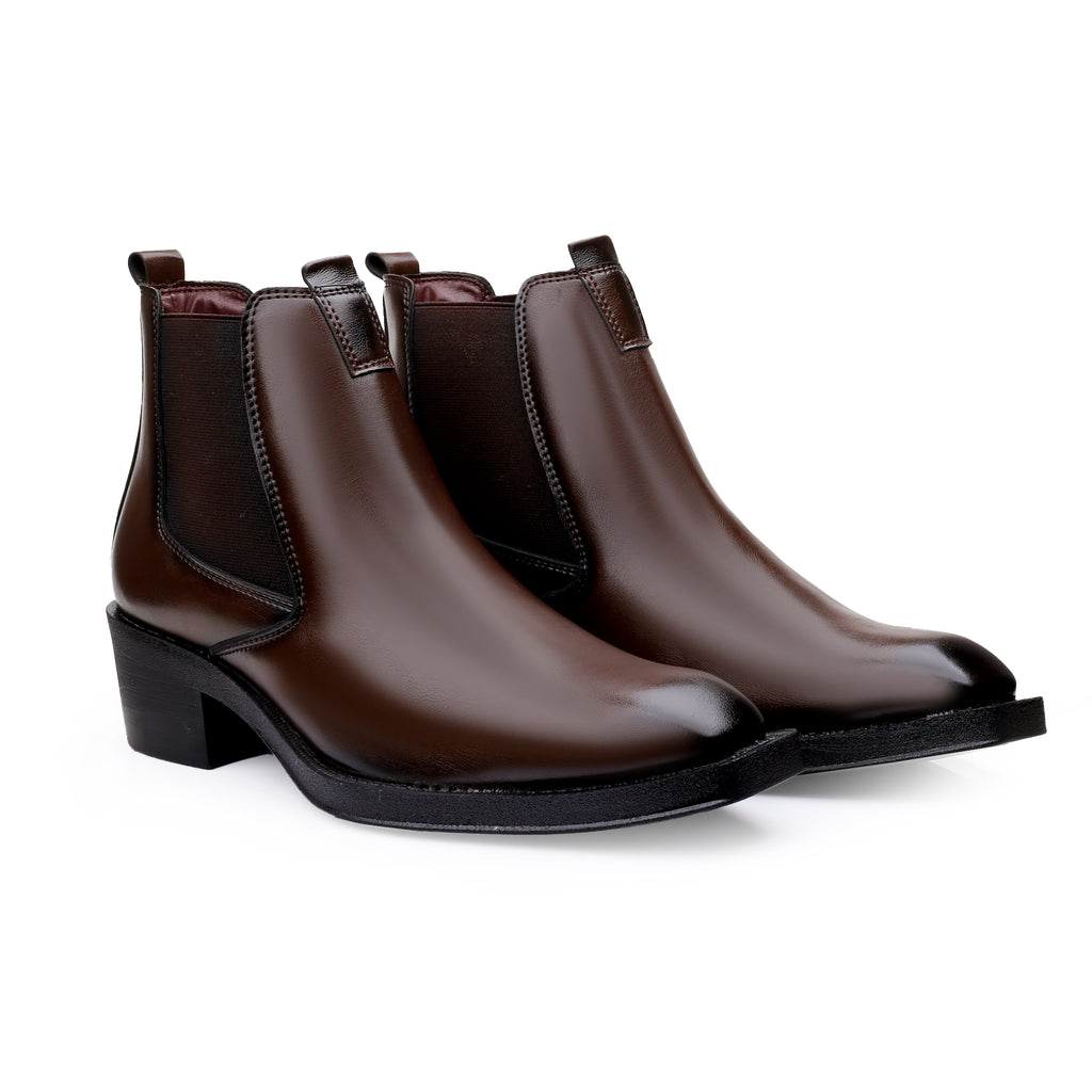 BAXXICO Mens 2 Inches Stylish Height Lifting Boots