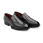 BAXXICO Premium Crocodile Texture Loafers with Comfortable Design