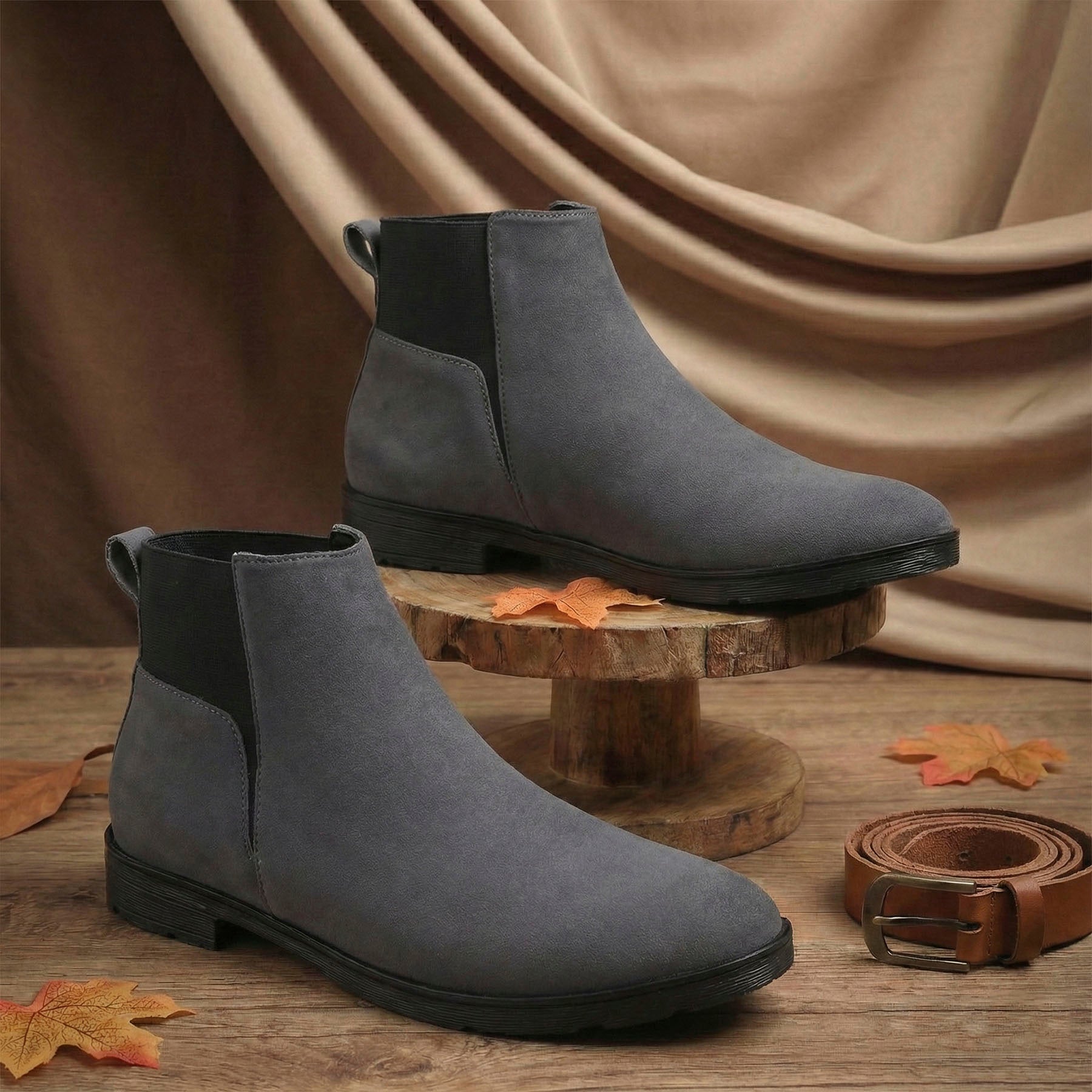 BAXXICO Mens Chelsea Boots Clean Lines Confident Style