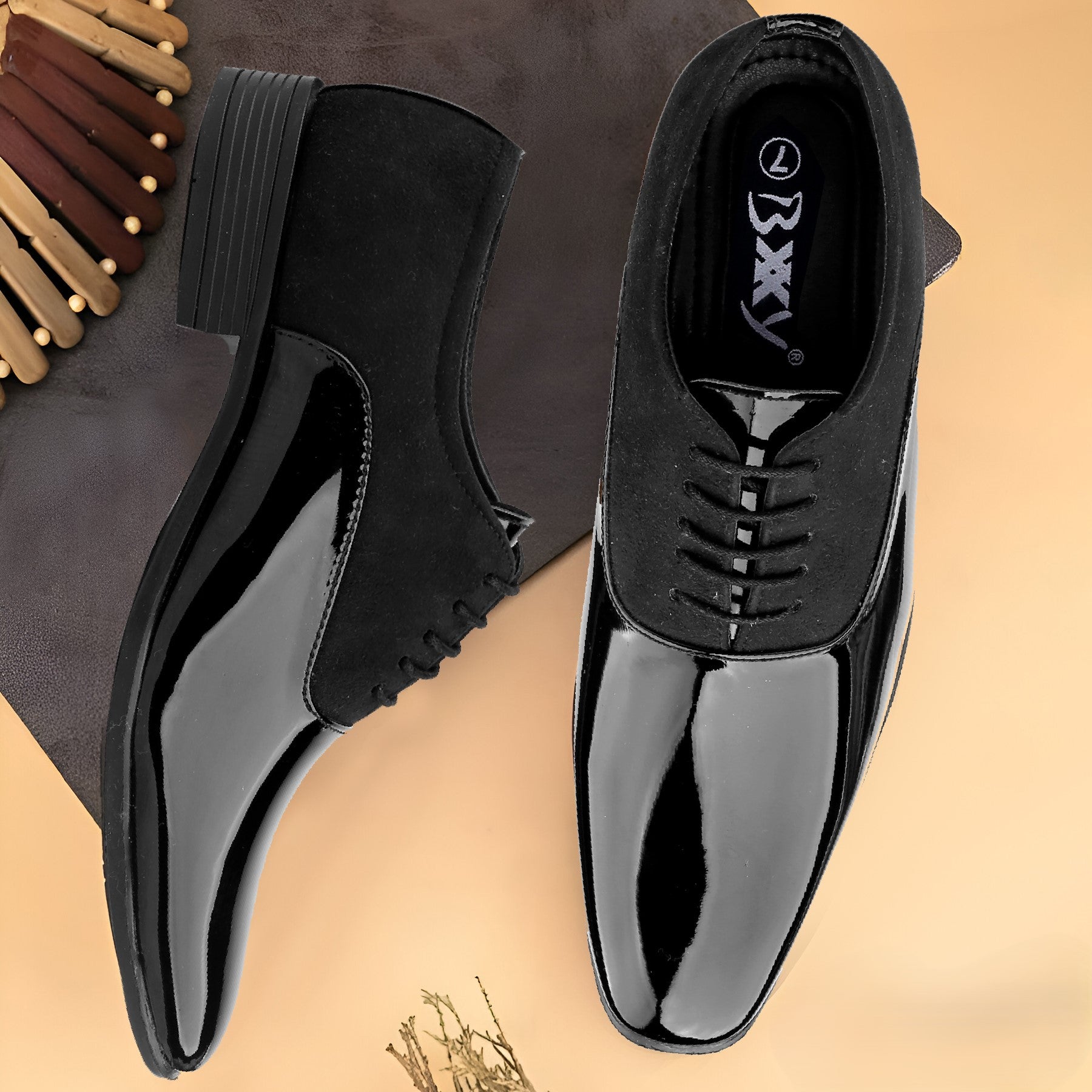 BAXXICO Party Wear And Semi Formal Lace up Shoes For All Seasons