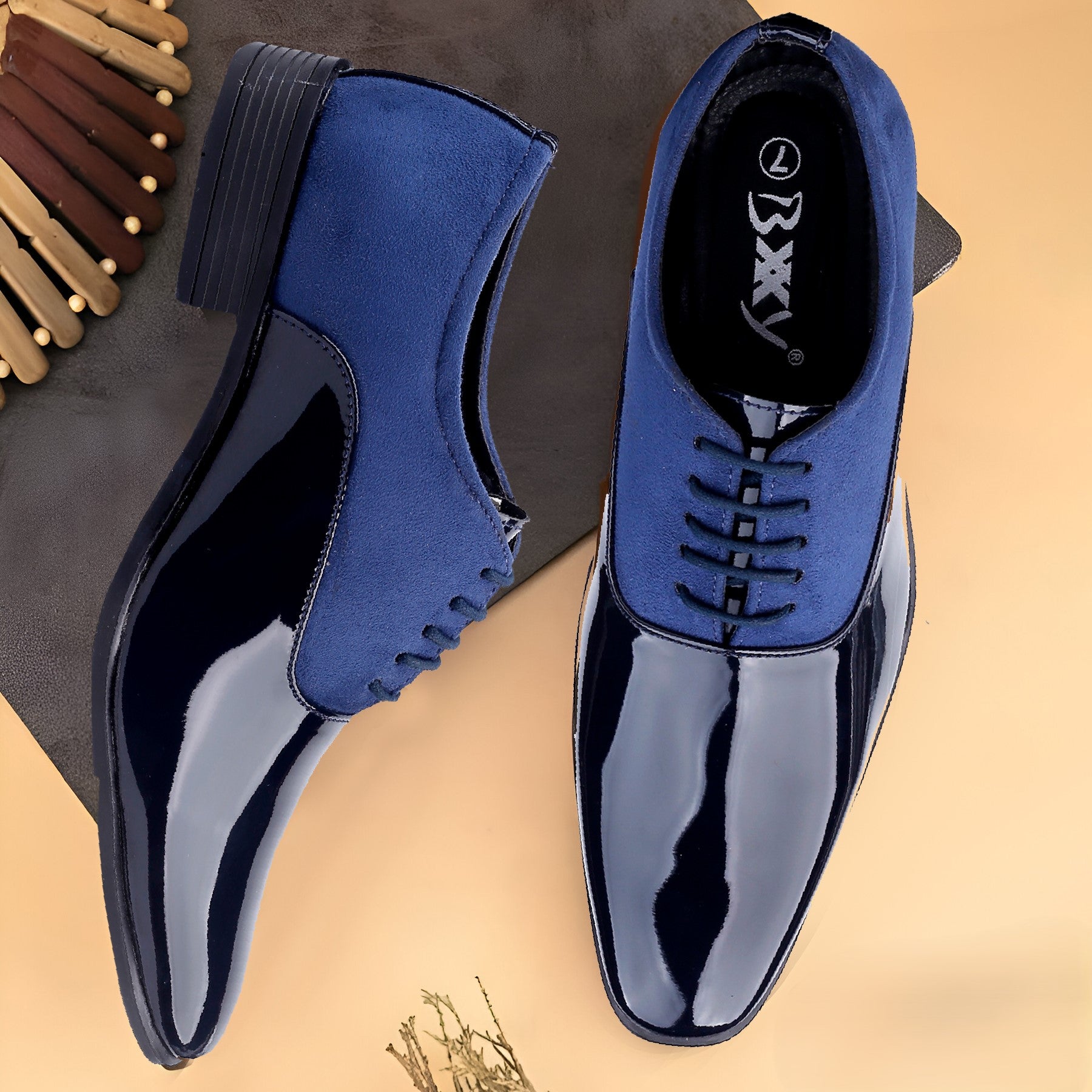 BAXXICO Party Wear And Semi Formal Lace up Shoes For All Seasons