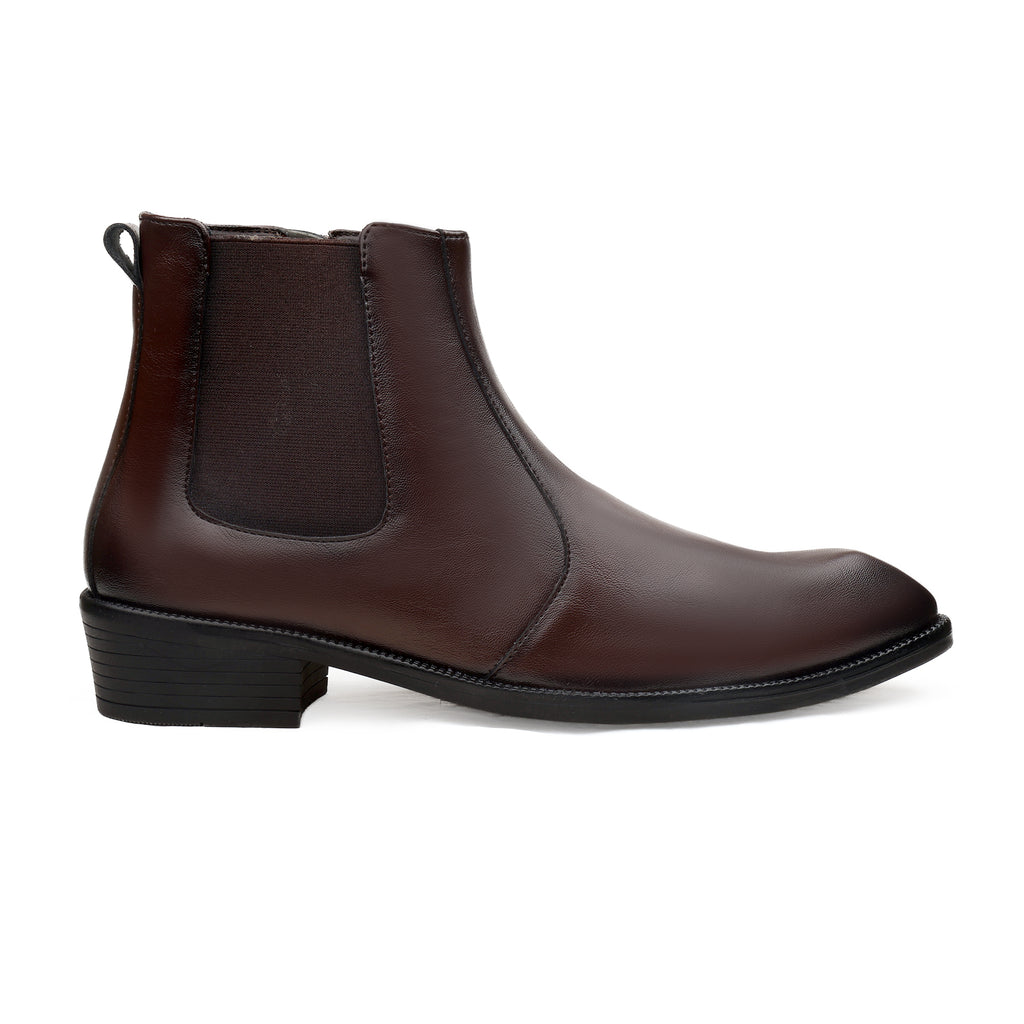 BAXXICO Mens Classic Elevator Boots Height Increase 2 Inches