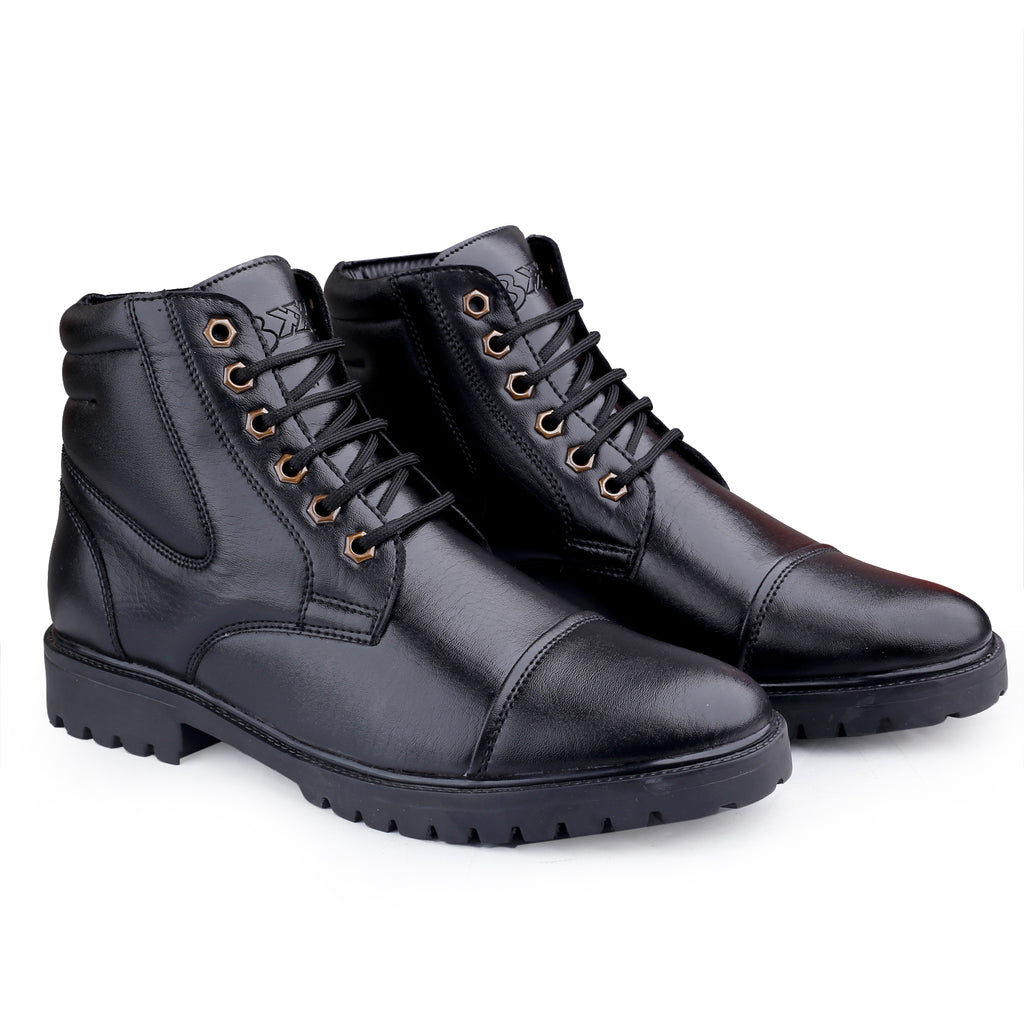 Baxxico Lace-up Ankle Stylish Boots for Men