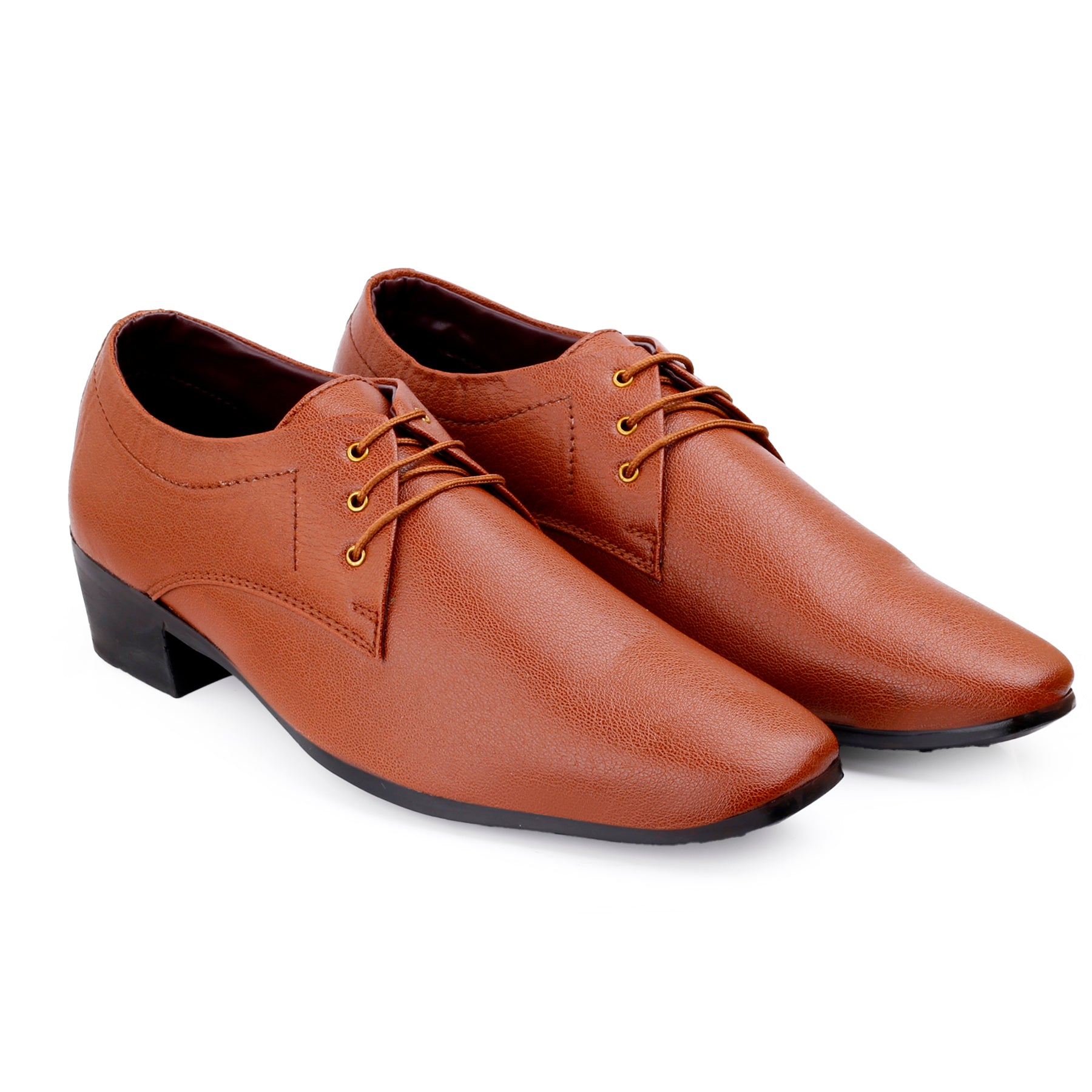 Mens Office Wear Height Increasing Derby Formal Shoes