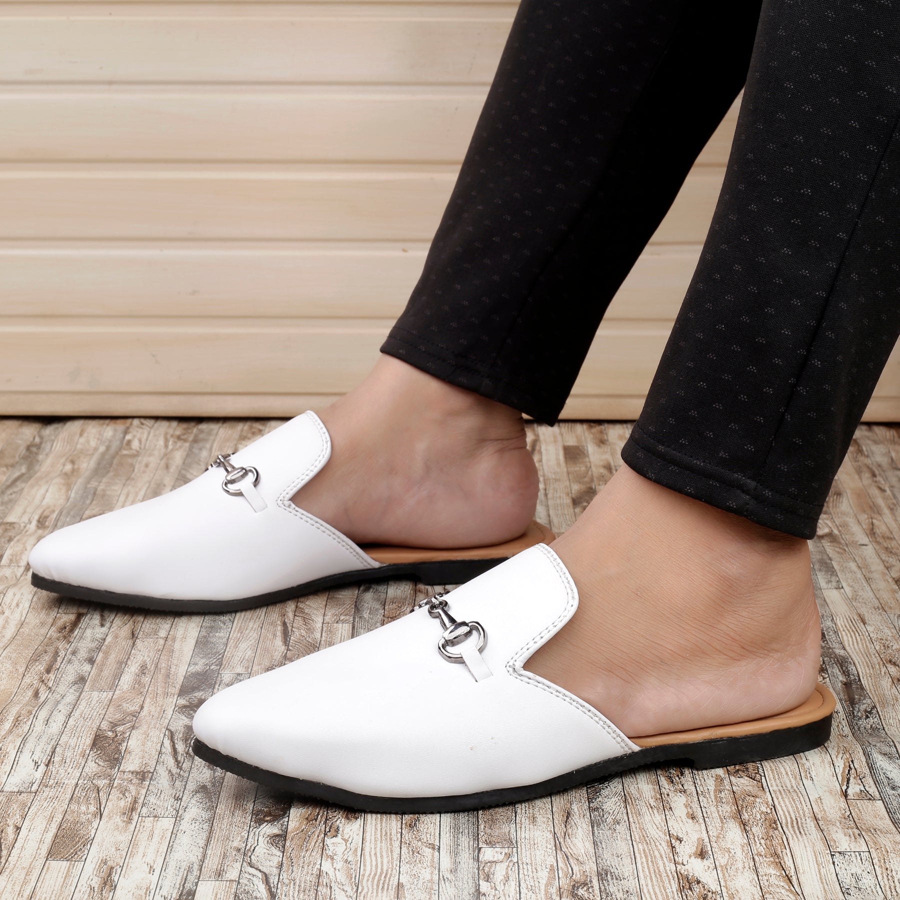 BAXXICO Mens Vegan Leather Material Latest Stylish Mules