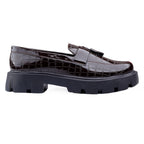 BAXXICO Premium Patent Vegan Tassel Slip ons for Men