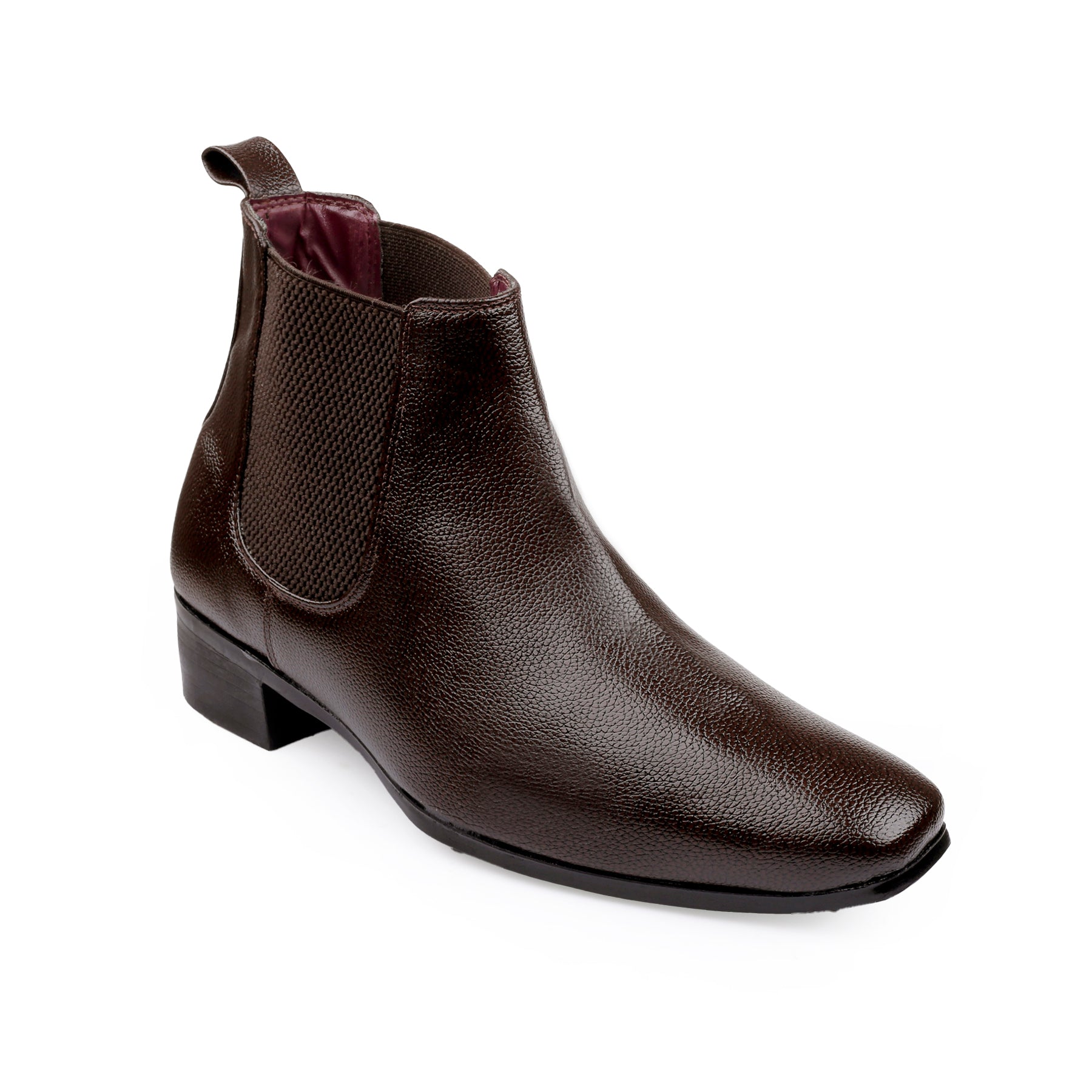 BAXXICO Mens Chelsea Boots with 2 Inches Heel Height Gain