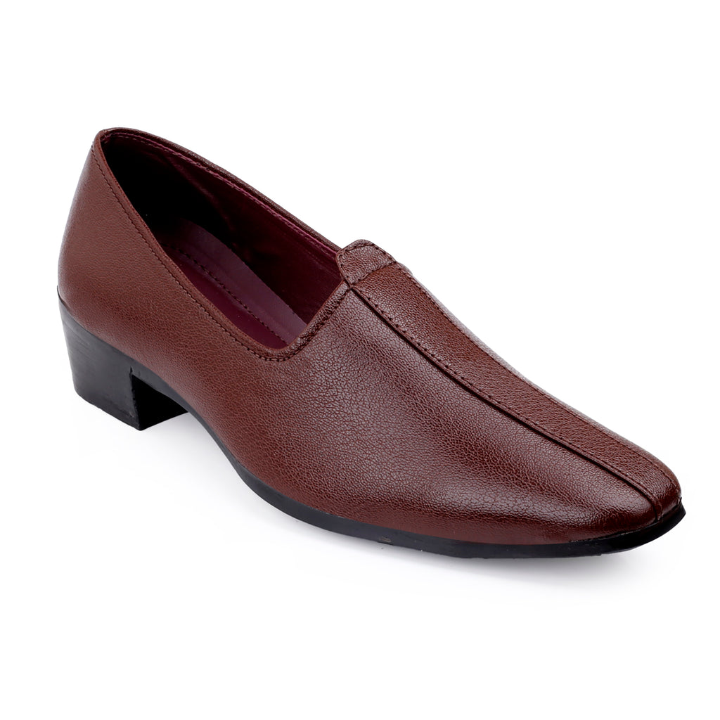 BAXXICO 2 Inch Height Increasing Mens Traditional Casual Punjabi Jutti
