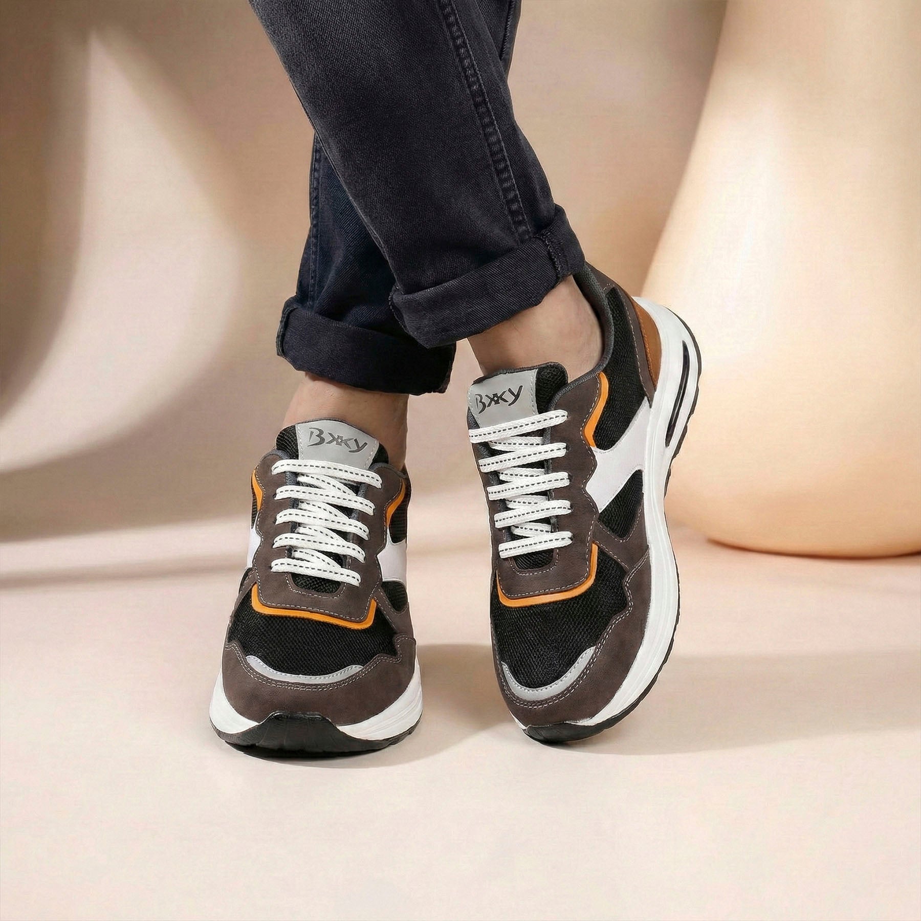 Baxxico Mens Height Increasing Slip-on Shoes