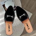 BAXXICO Mens Suede Material Latest Stylish Slip-on Mules
