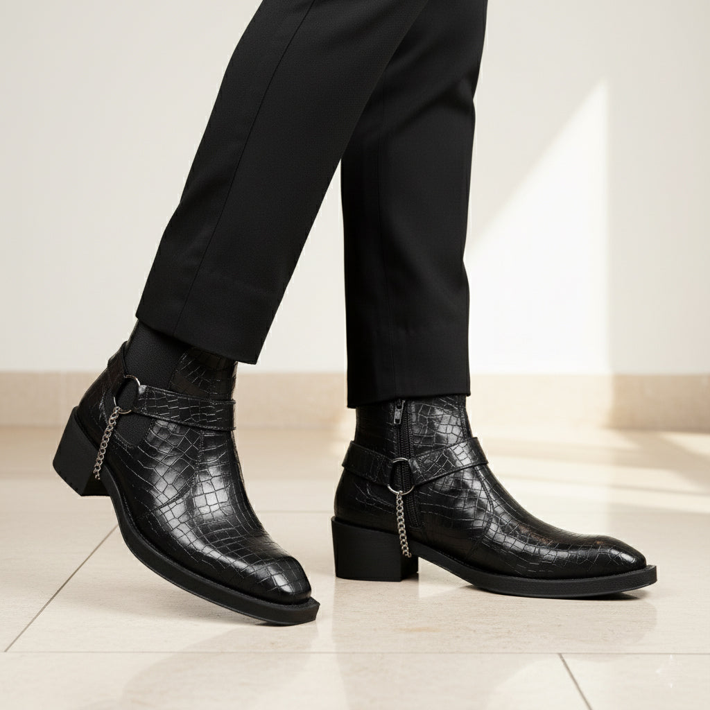 BAXXICO Mens HiddenLift Boots 5-6 CM Elevation
