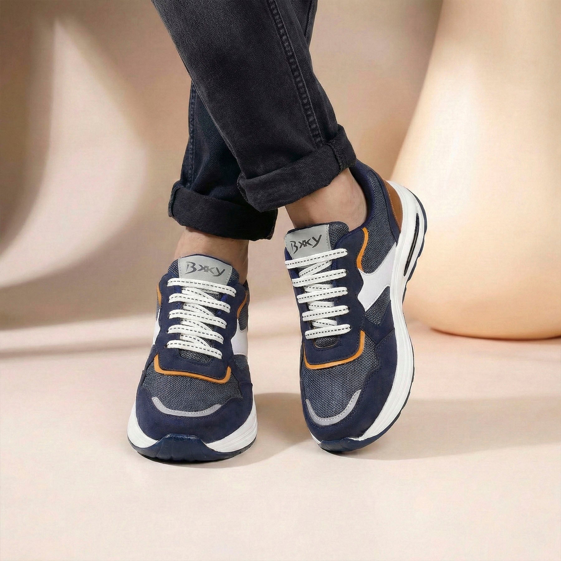 Baxxico Mens Height Increasing Slip-on Shoes