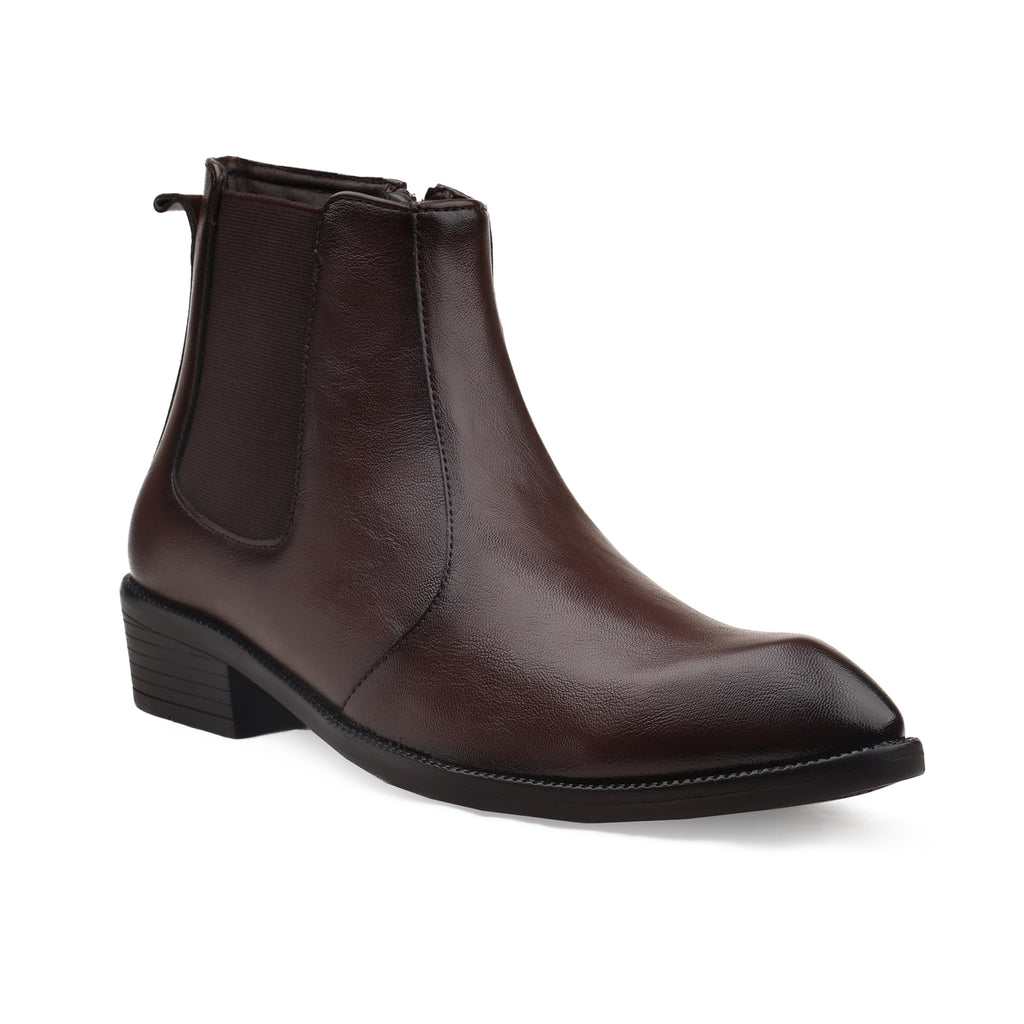 BAXXICO Mens Classic Elevator Boots Height Increase 2 Inches