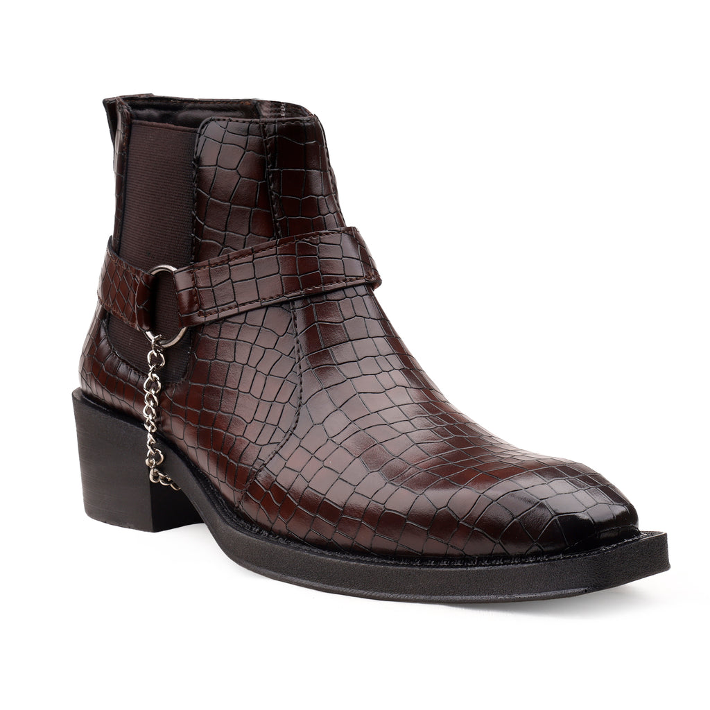 BAXXICO Mens HiddenLift Boots 5-6 CM Elevation