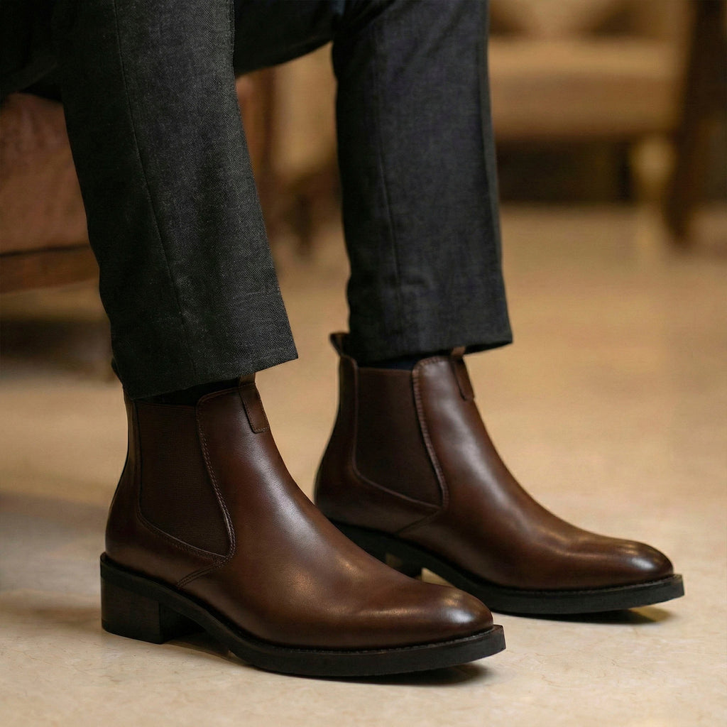 BAXXICO Mens 2 Inches Stylish Height Lifting Boots