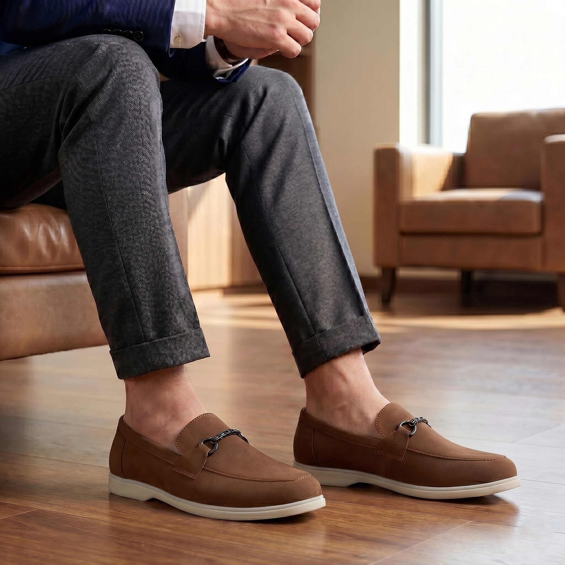 BAXXICO Luxury Loafers with Soft Matte Finish & Modern Elevated Comfort