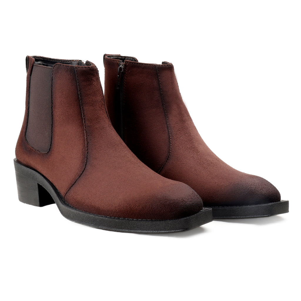 BAXXICO Mens 5–6 CM Invisible Height Boost Boots