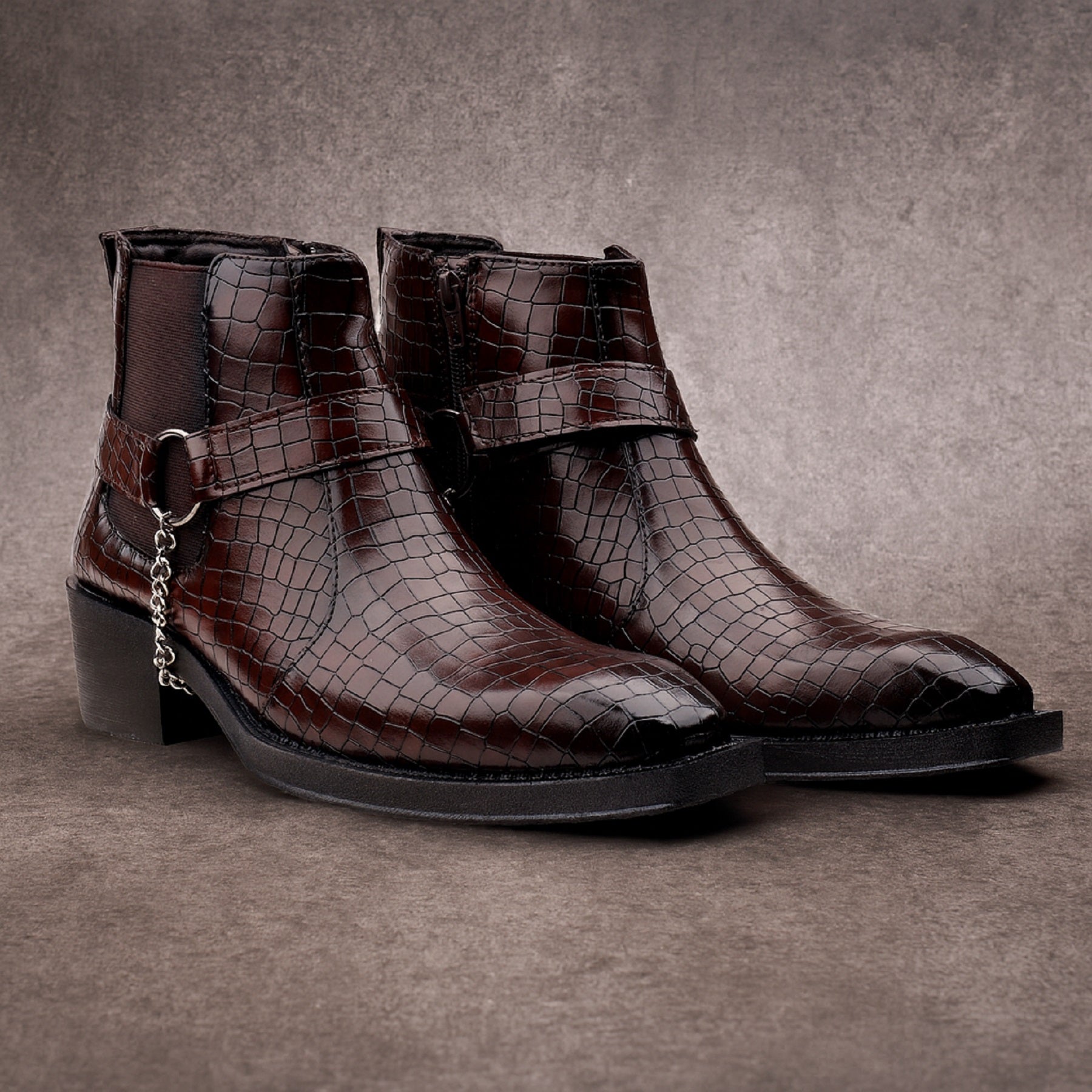 BAXXICO Mens HiddenLift Boots 5-6 CM Elevation