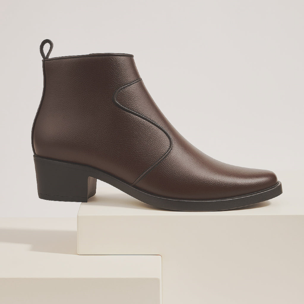 BAXXICO Mens 2 Inch Heel Height Increasing Boots