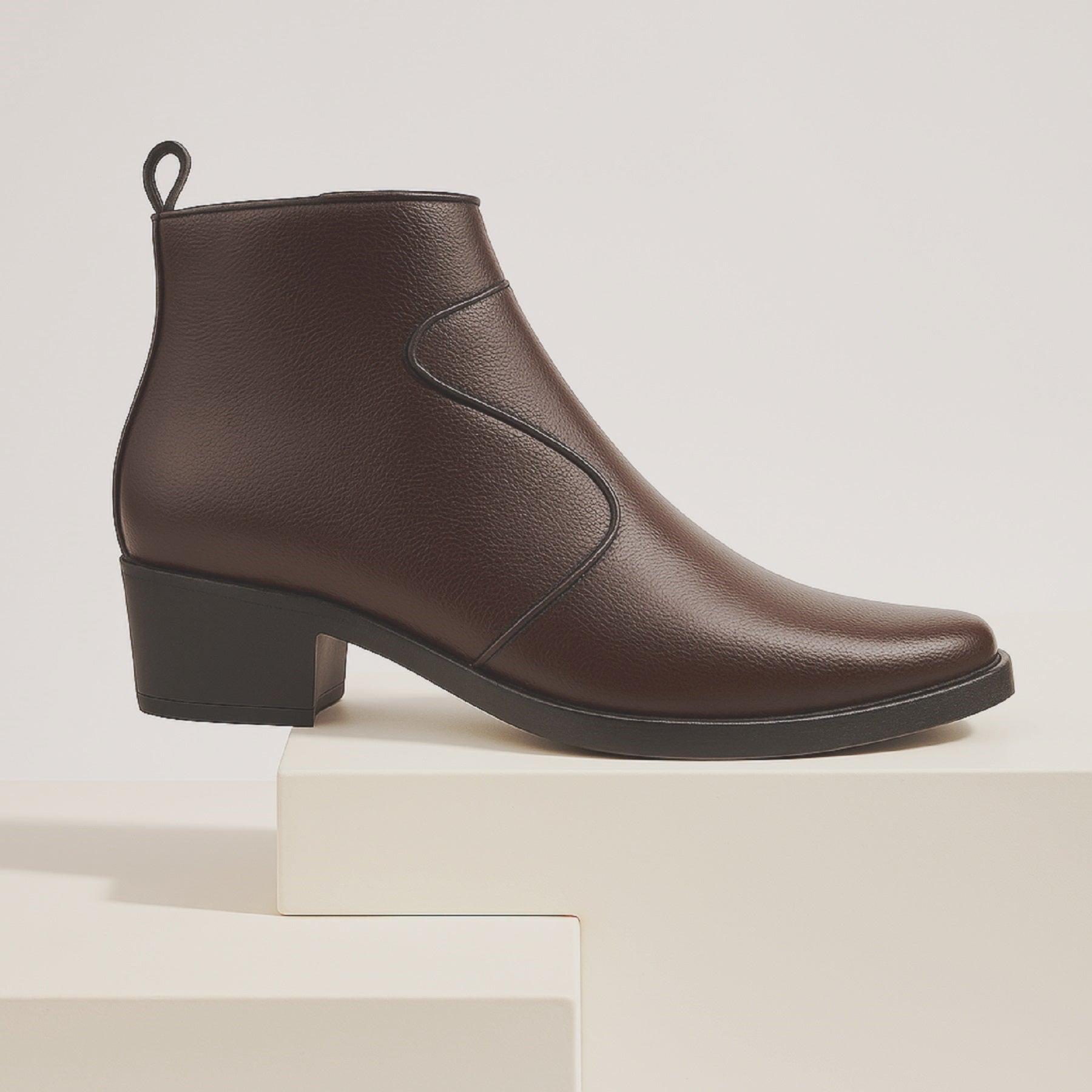 BAXXICO Mens 2 Inch Heel Height Increasing Boots
