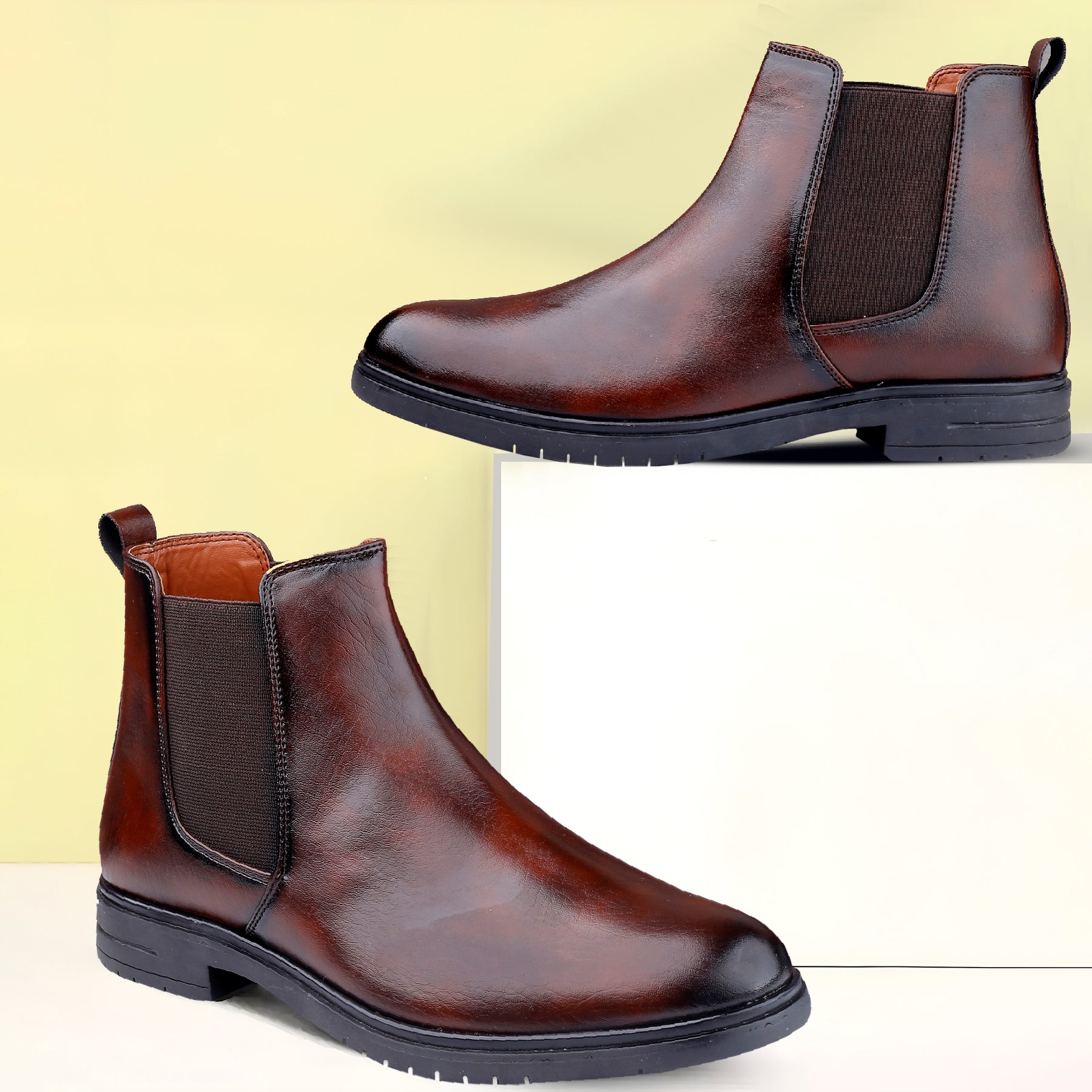 Baxxico New Stylish Men Slip on Ankle Stylish Boots