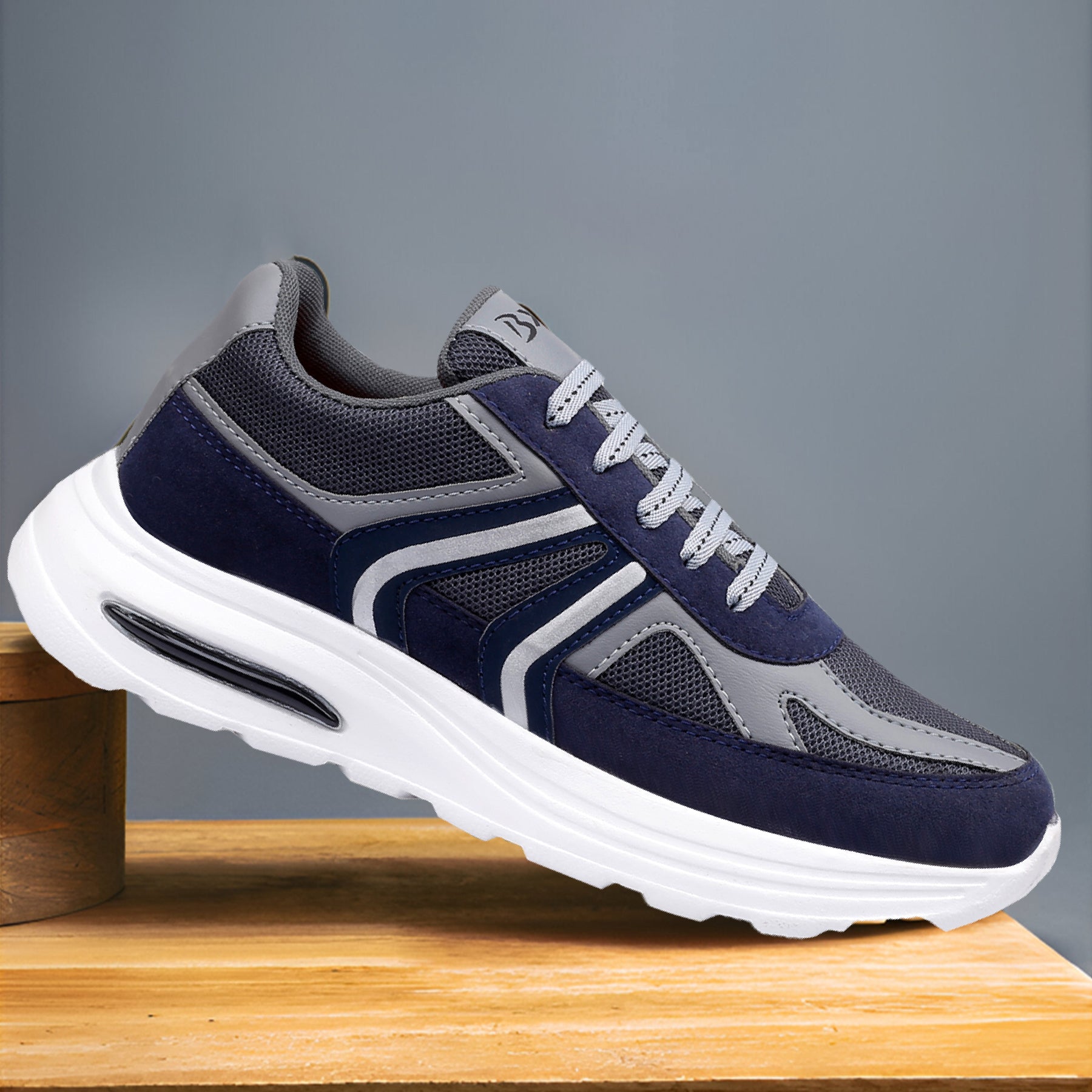 Baxxico Mens Cushioned Sports Sneakers for Outdoor and Indoor Use