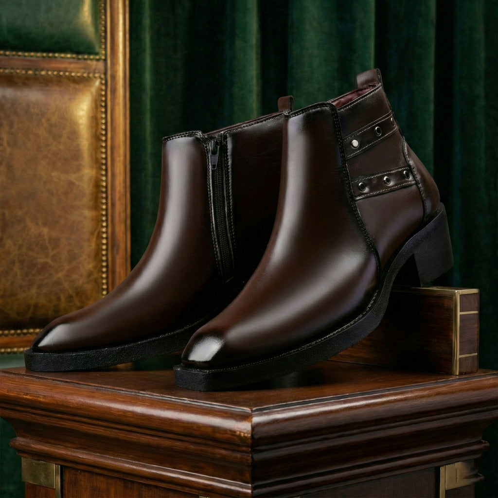 BAXXICO 2 Inch Height Lift Boots Stylish Elevator Footwear for Men