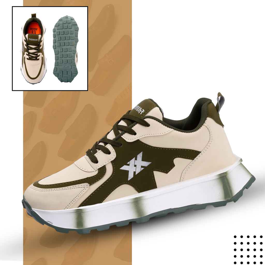 Baxxico High-end Fashionable Sole Lace up Designer Casual Shoes for Men