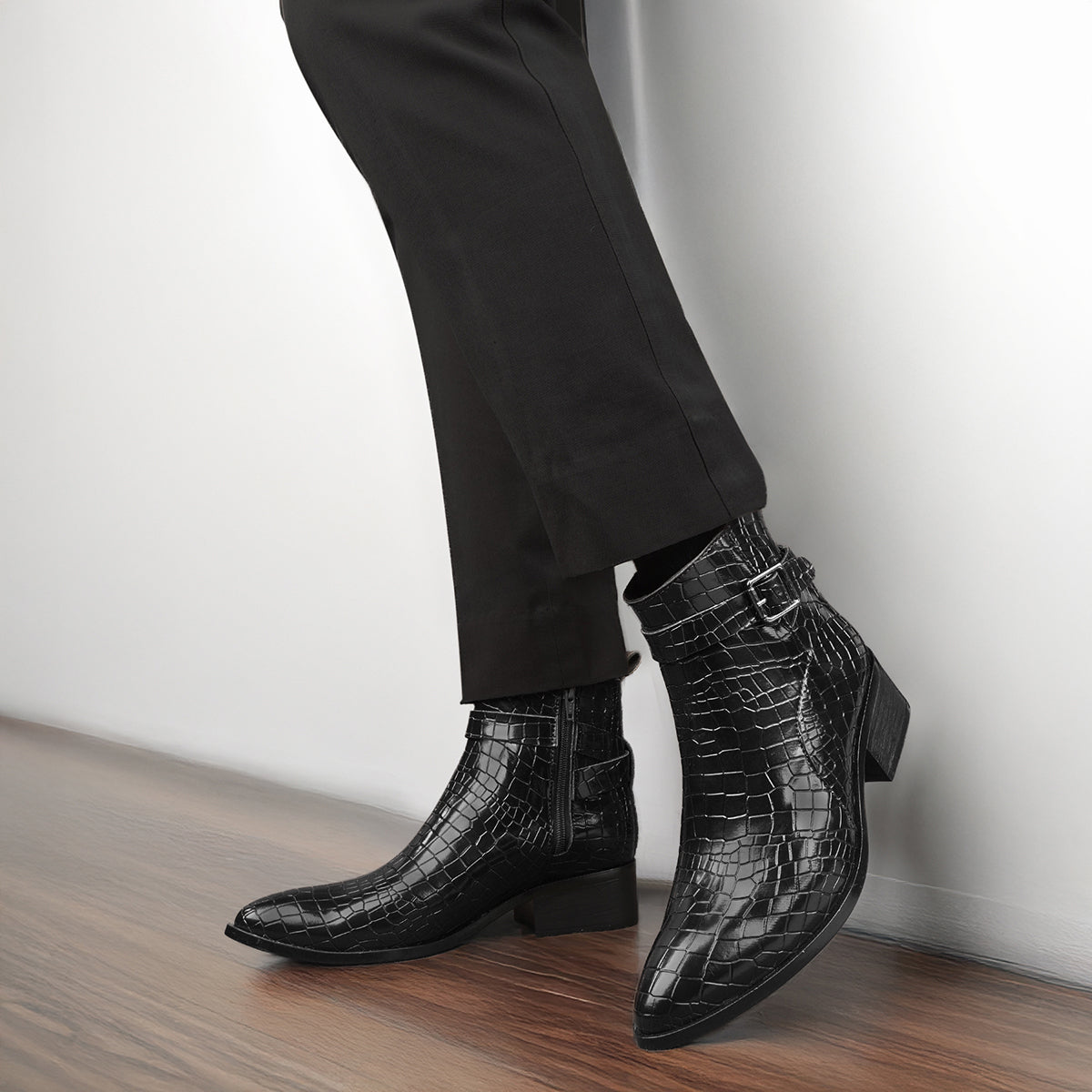 BAXXICO Elevation Plus Mens Height-Enhancing Boots 4.5 cm Lift
