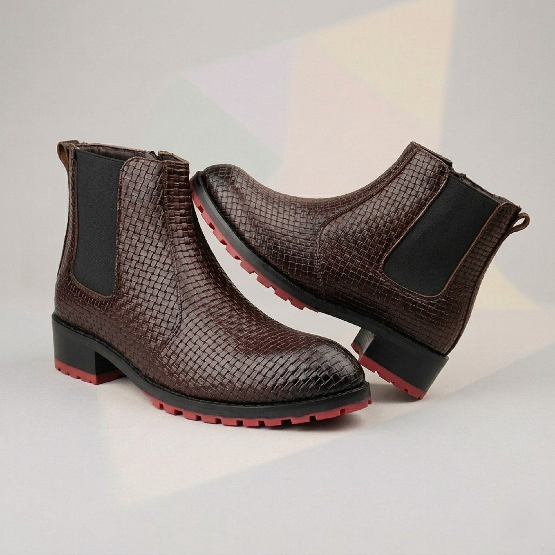 BAXXICO Stylish High Heel Boots with Premium Textured Designer Finish