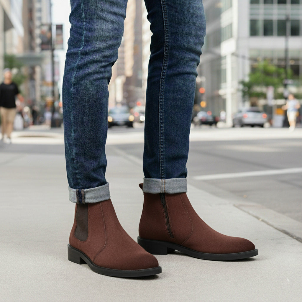 BAXXICO Mens 5–6 CM Invisible Height Boost Boots
