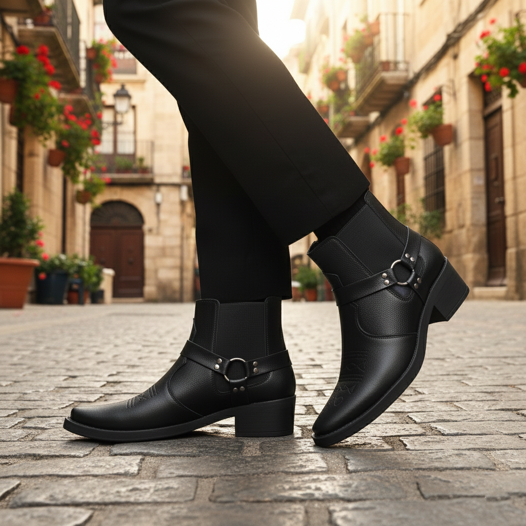 BAXXICO Mens 2 Inch Height Increasing Boots