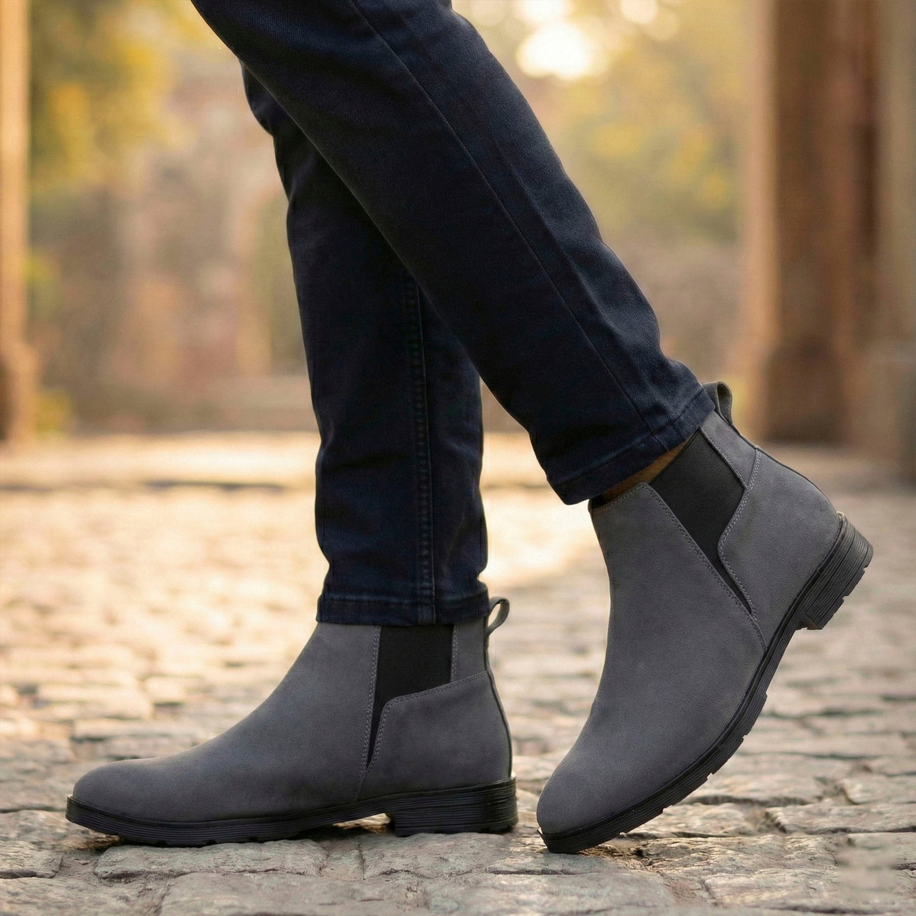 BAXXICO Mens Chelsea Boots Clean Lines Confident Style