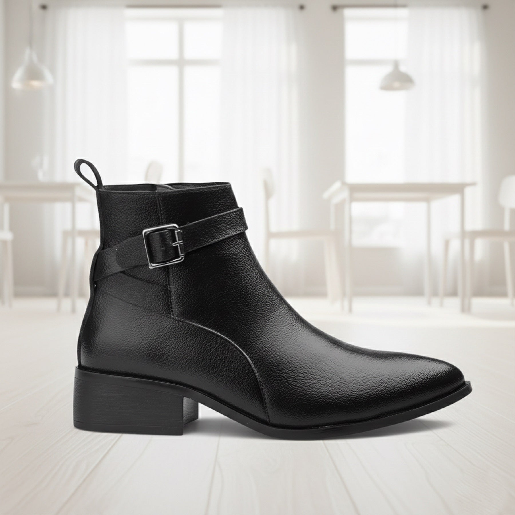 BAXXICO Mens Height Boost Boots for Formal & Casual Wear