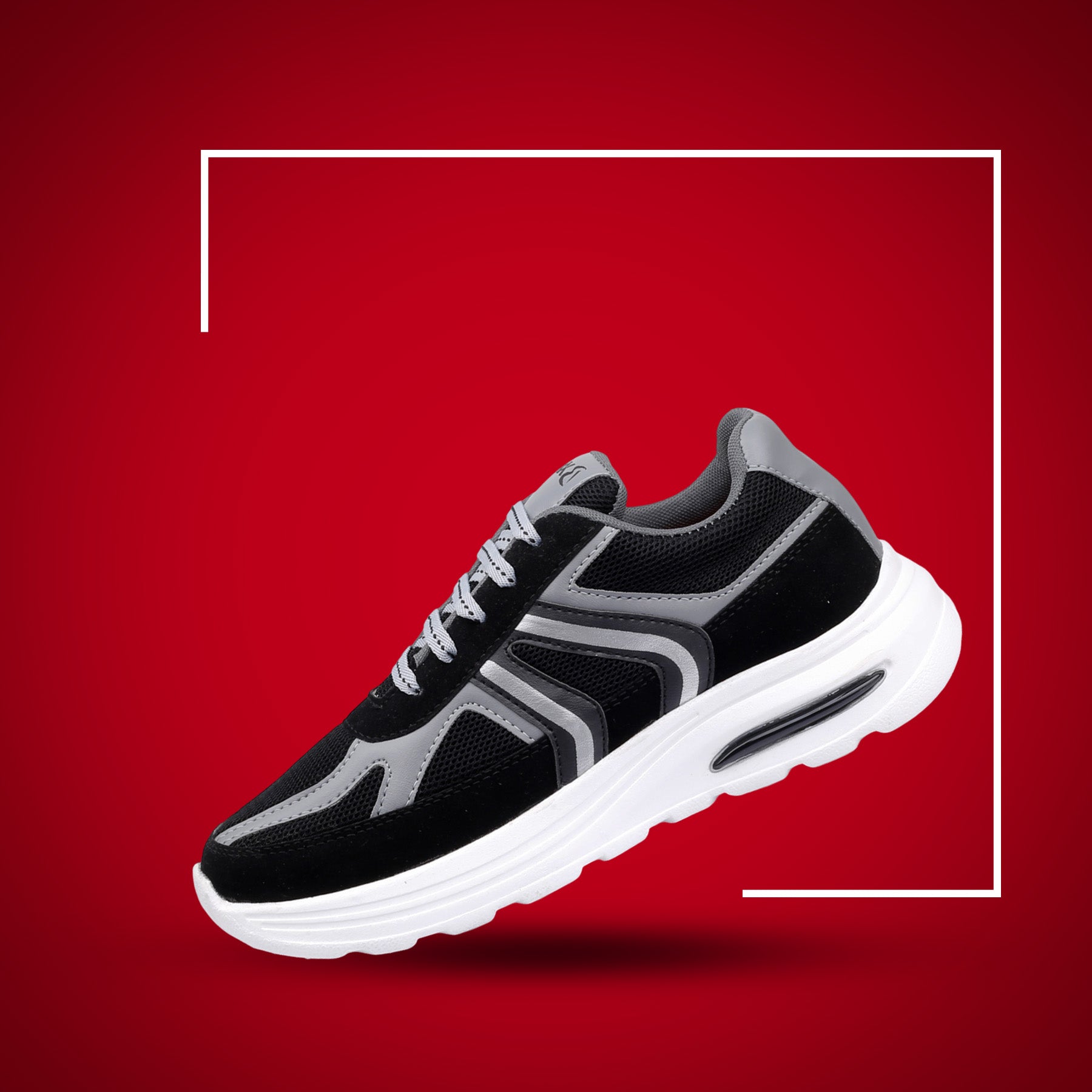 Baxxico Mens Cushioned Sports Sneakers for Outdoor and Indoor Use