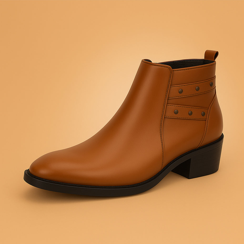 BAXXICO 2 Inch Height Lift Boots Stylish Elevator Footwear for Men