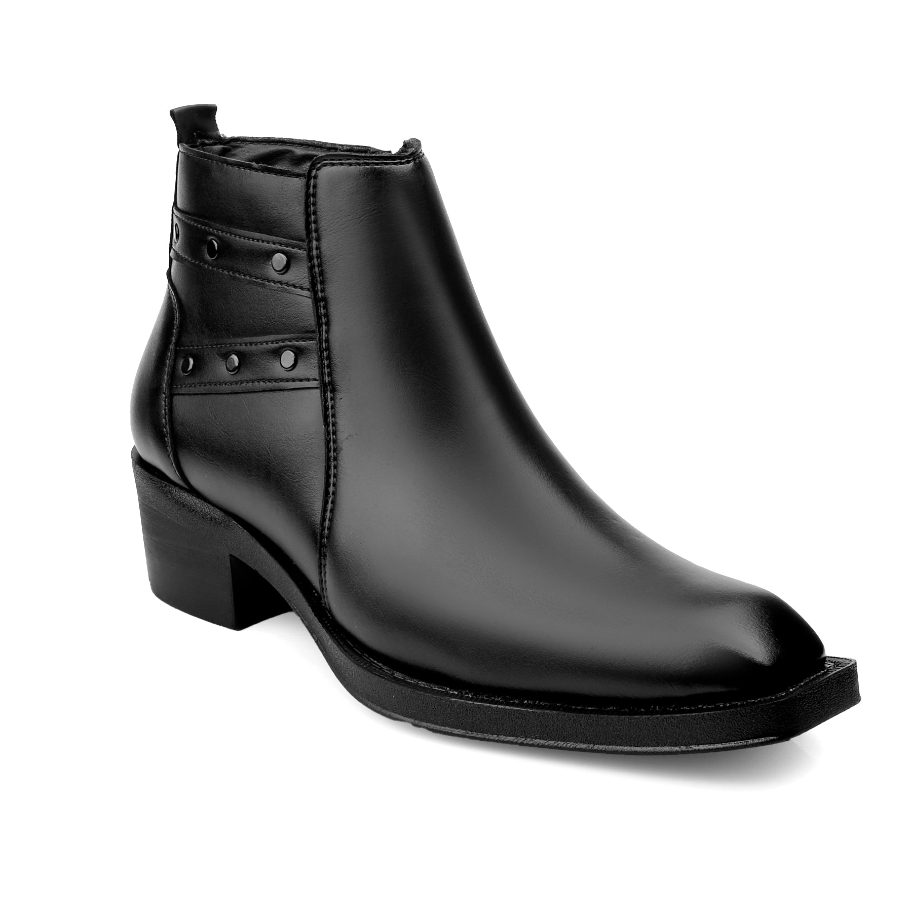 BAXXICO 2 Inch Height Lift Boots Stylish Elevator Footwear for Men