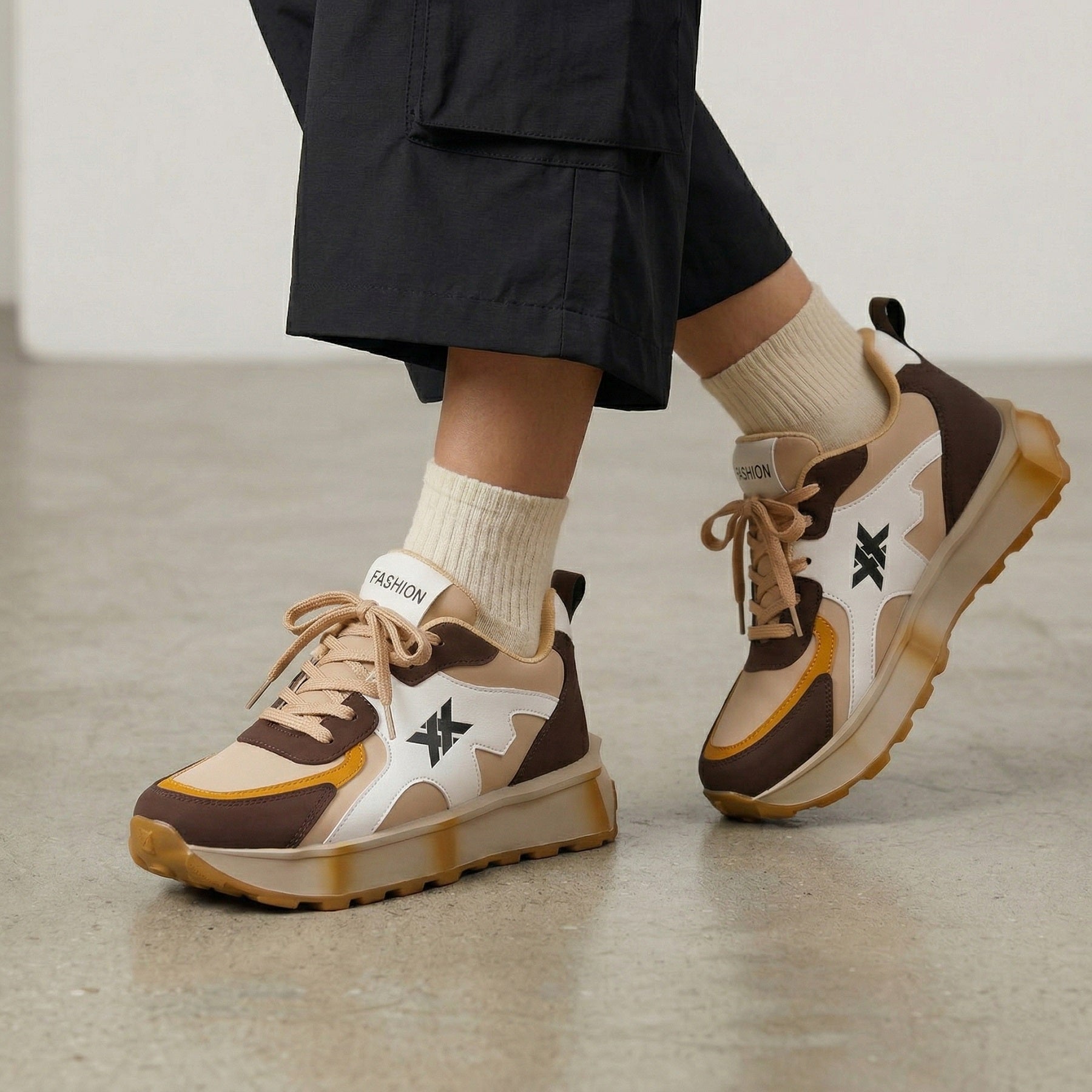 Baxxico High-end Fashionable Sole Lace up Designer Casual Shoes for Men