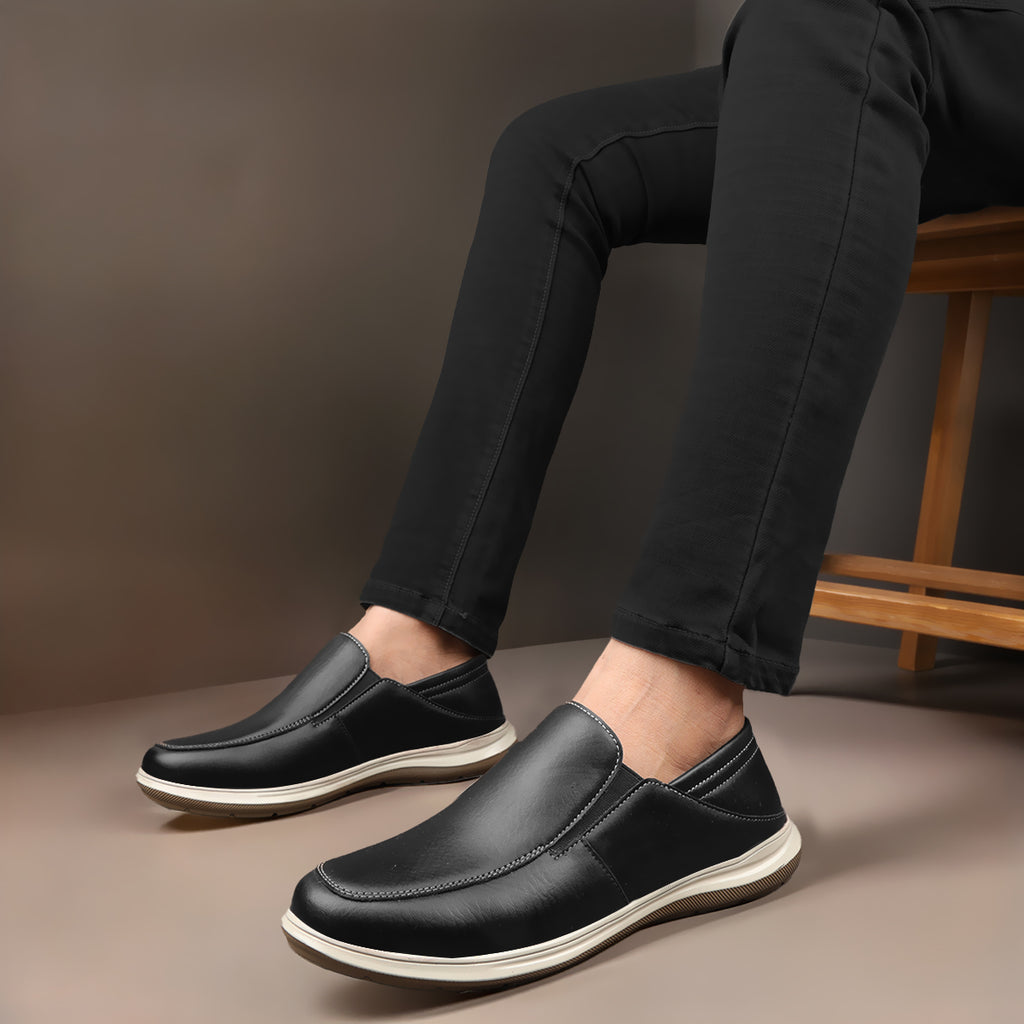BAXXICO Mens Comfortable Slip On Shoes Versatile Office & Casual Wear