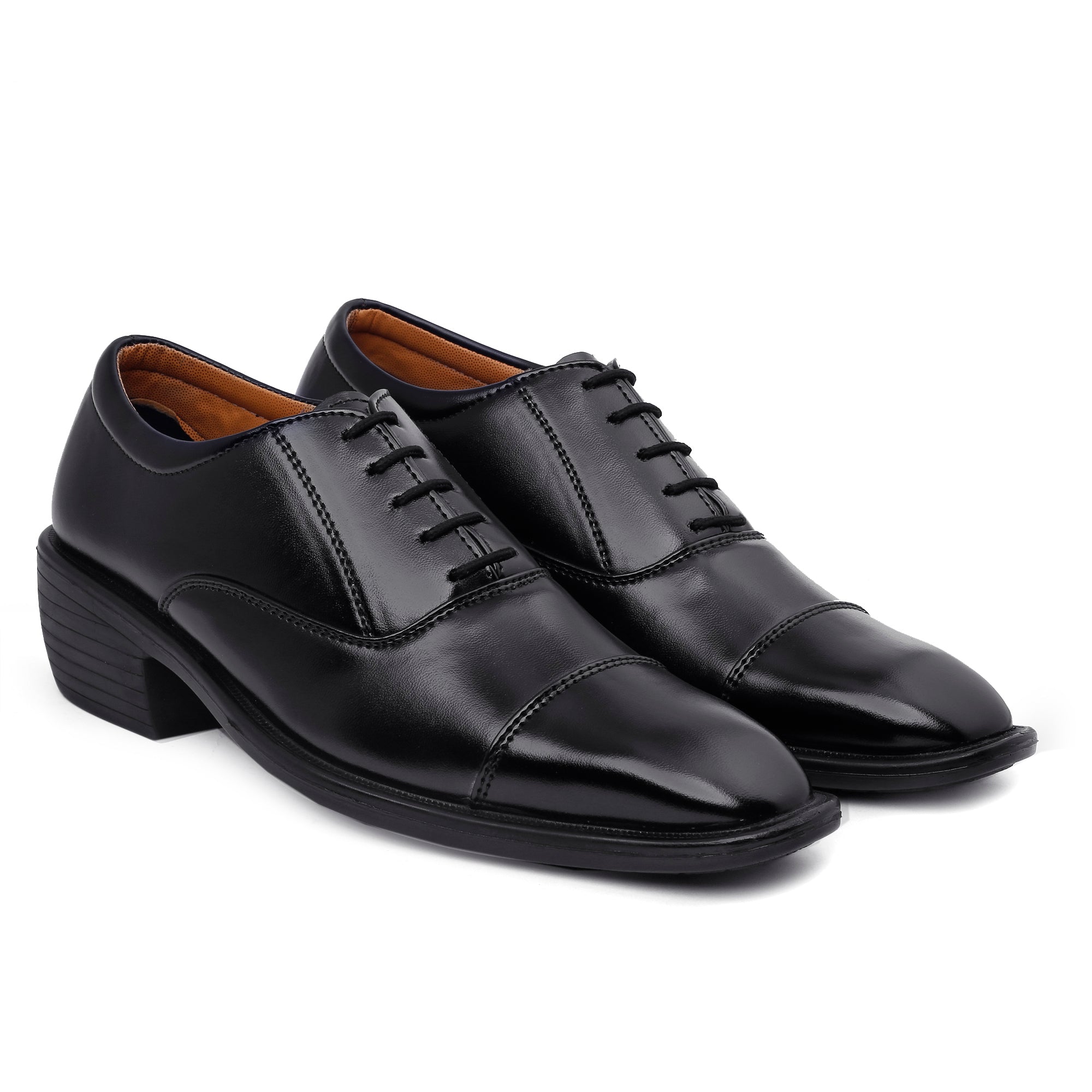 Mens Height Increasing Formal Office Wear Lace Up Shoe