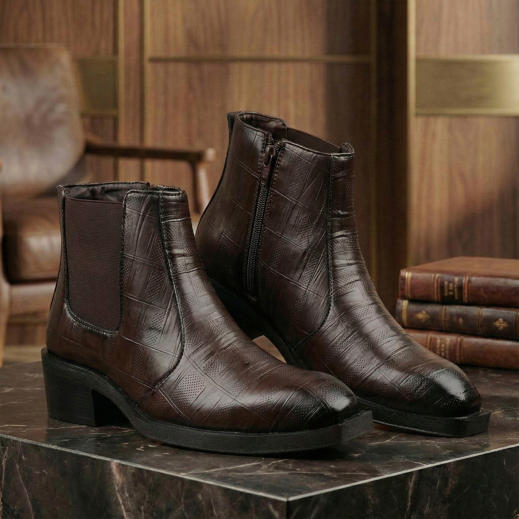 BAXXICO Mens Premium Chelsea Boots Stylish Durable & All Day Comfortable