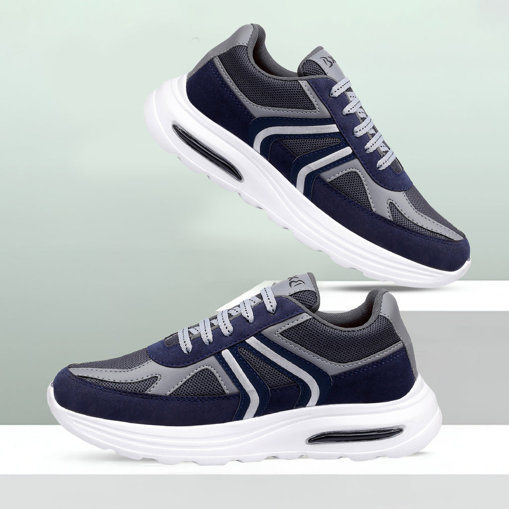 Baxxico Mens Cushioned Sports Sneakers for Outdoor and Indoor Use