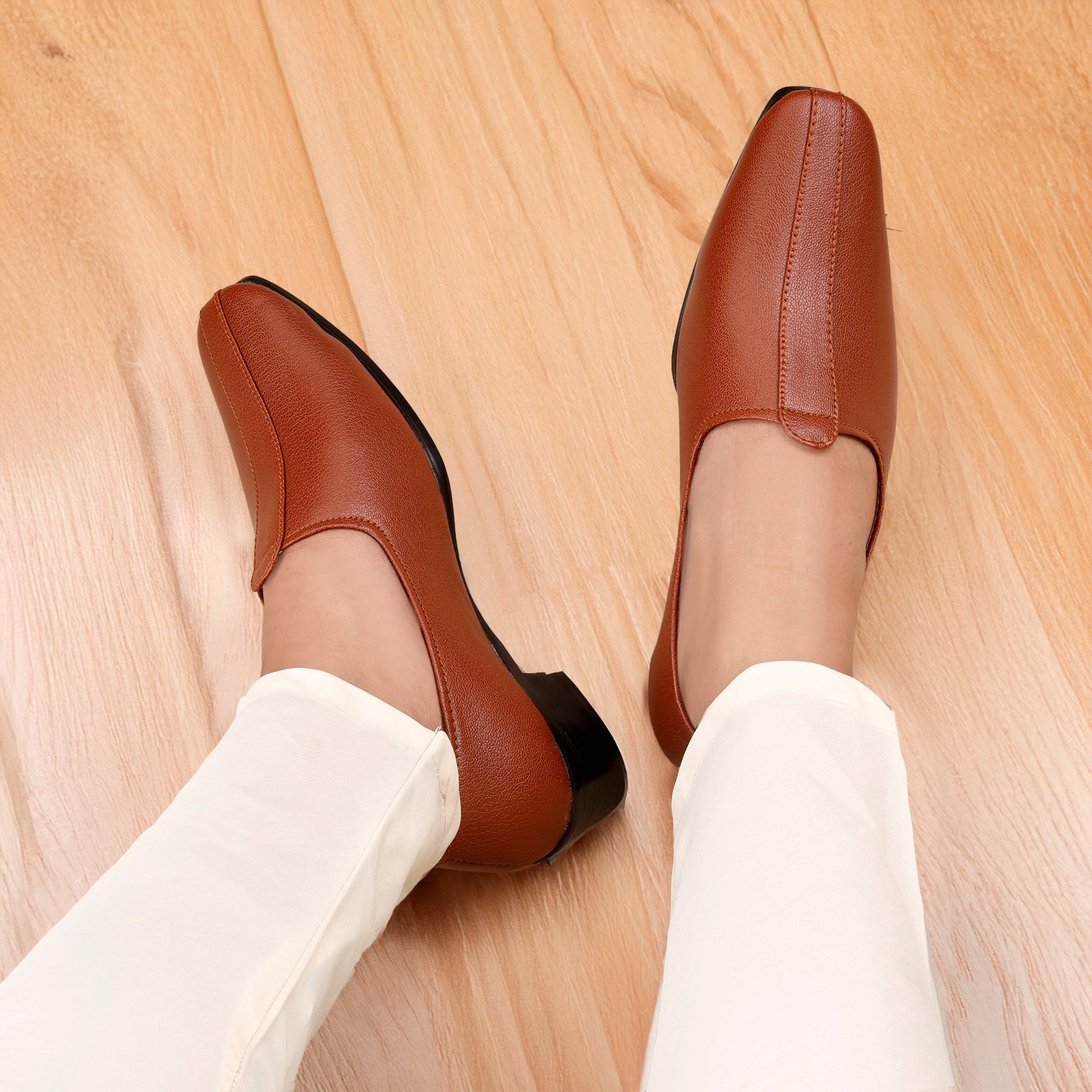 BAXXICO 2 Inch Height Increasing Mens Traditional Casual Punjabi Jutti