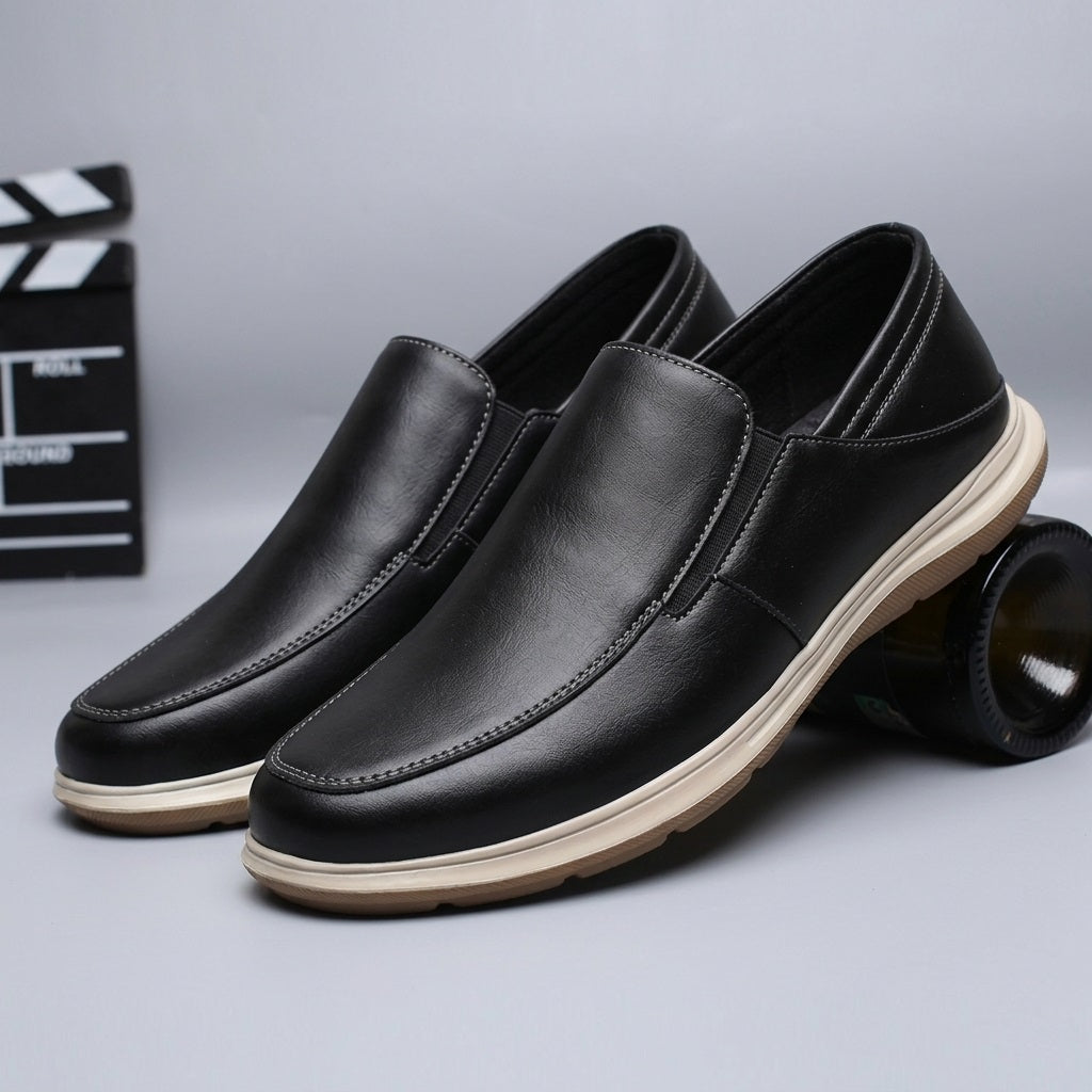 BAXXICO Mens Comfortable Slip On Shoes Versatile Office & Casual Wear