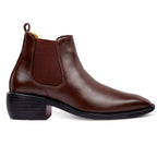 BAXXICO Faux Vegan Leather Chelsea Boots for Men